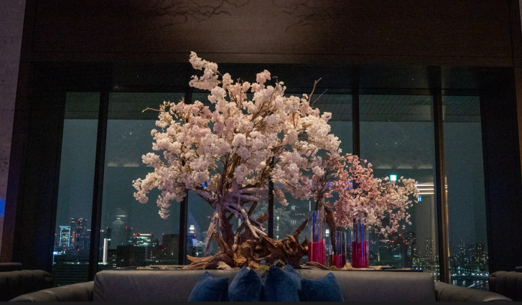 メズム東京オートグラフコレクションロビーの桜