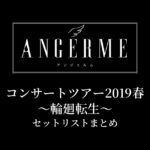 アンジュルム コンサートツアー2019春〜輪廻転生〜 セットリストまとめ